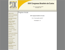 Tablet Screenshot of congressodecustos.com.br